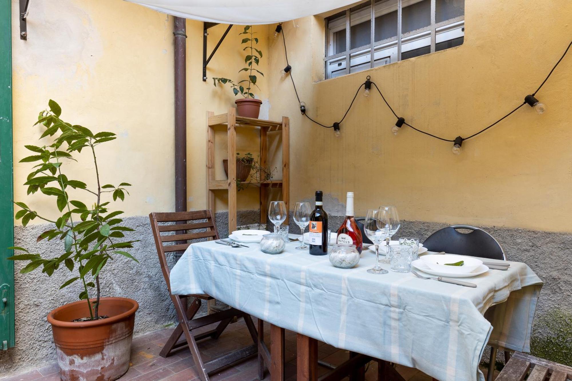 Lungarno Charismatic Apartment With Private Garden Pisa Exterior foto