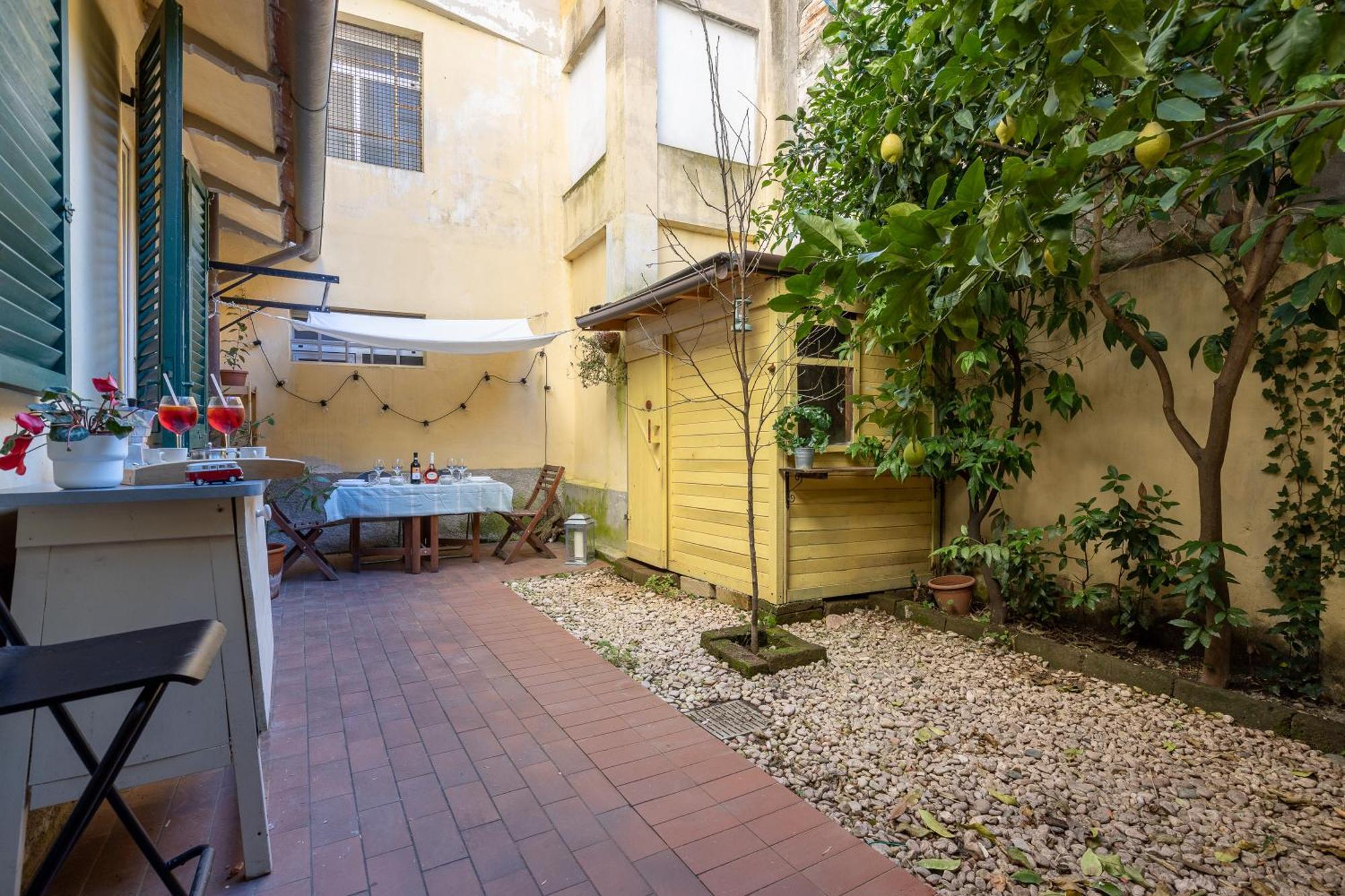 Lungarno Charismatic Apartment With Private Garden Pisa Exterior foto